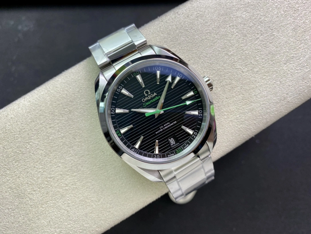 CBD Factory Omega Seamaster Aqua Terra 150M 41mm Black Horizontal Teak Dial Green Seconds Hand Stainless Steel Bracelet (231.10.42.21.01.004) 1:1 Super Clone – DD8900 Movement Bright 235